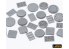 Liang Model accessoires 0601 Plaques d'égouts x23 1/35
