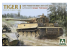 Takom maquette militaire 2202 Tigre I Early-Production Model avec roues type métal w/ Zimmerit Gruppe "Fehrmann" 1/35