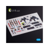 Kelik Decals 3D K72088 Autocollants 3D int&eacute;rieurs AMX-T pour kit Italeri 1/72