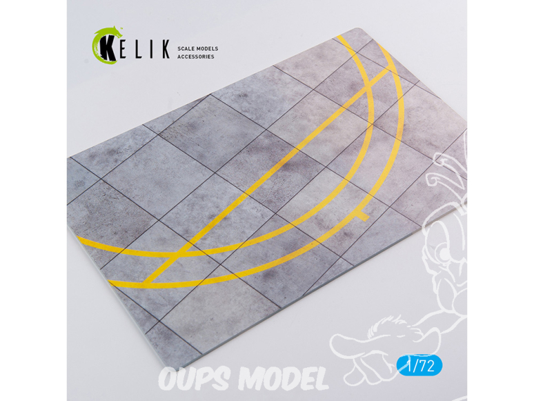 Kelik KS72040 Aéroport de Tauranga en Nouvelle-Zélande type 2 Base Acrylique 3 mm (280 x 180 mm) (170 g) 1/72