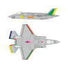 Eduard Express Mask CX672 F-35B RAM Coating Tamiya 1/72