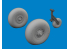 Eduard kit d'amelioration avion brassin 6481042 Roues SM.79 Flashback 1/48