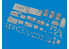 Eduard kit d'amelioration avion brassin Print 6481033 Cockpit P-51B verrière Birdcage Eduard 1/48