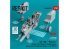 ResKit kit amelioration RSU48-0329 Cockpit OV-10D+ décal 3D trains d'atterrissage compartiment roues roues lestées kit ICM 1/48