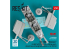 ResKit kit amelioration RSU48-0329 Cockpit OV-10D+ décal 3D trains d'atterrissage compartiment roues roues lestées kit ICM 1/48