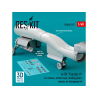 ResKit kit amelioration RSU48-0317 Prise air baies roues trains atterrissage roues A-7D Corsair II kit Hasegawa imp en 3D 1/48