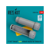 ResKit kit d'amelioration Avion RSU48-0386 Buses d'&eacute;chappement ouverte F-14D "Tomcat" pour kit Tamiya Imprim&eacute; en 3D 1/48