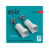 ResKit kit d'amelioration Avion RSU48-0380 Prises d'air F-14A "Tomcat" pour kit GWH imprim&eacute;es en 3D 1/48