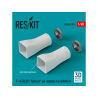 ResKit kit d'amelioration Avion RSU48-0381 Prises d'air F-14 (B, D) "Tomcat" pour kit GWH imprim&eacute;es en 3D 1/48