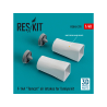 ResKit kit d'amelioration RSU48-0378 Prises d'air F-14A "Tomcat" pour kit Tamiya imprim&eacute;es en 3D 1/48