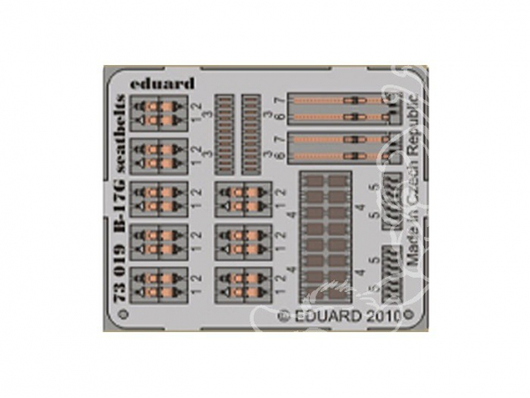 Eduard photodecoupe avion 73019 Harnais B-17G 1/72