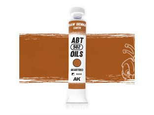 AK peinture a l'huile AKABT093 Terre de Sienne Terre brute 20ml