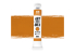 AK peinture a l'huile AKABT092 Chair ocre 20ml