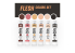 AK peinture a l'huile AKABT301 COFFRET COULEURS CHAIR 6x20ml
