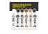 AK peinture a l'huile AKABT302 ENSEMBLE DE 6 EFFETS DE VÉHICULE WEATHERING 6x20ml