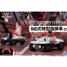 Aoshima maquette mecha 63064 ACKS MP-02 V&eacute;hicules Mobile Police Patlabor Special command vehicle Type98 x2 1/43
