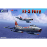 Kitty Hawk maquette avion KH80156 NORTH AMERICAN FJ-3 "FURY" 1/48