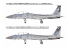 Fine Molds avion 72952 Avion de combat F-15D de l'US Air Force 1/72