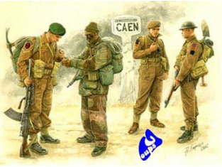 Master box maquette militaire 3512 troupes britaniques caen 44 1/35