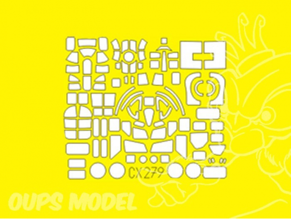 Eduard Express Mask cx279 B-17G 1/72