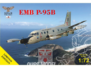 SOVA-M maquette avion 72051 P-95B Bandeirulha Livrées du Brésil 1/72