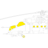 Eduard Express Mask EX1071 Mi-24P Trumpeter 1/48