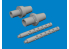 Eduard kit d'amelioration avion brassin 6481053 Gun barrels P-39 Arma Hobby 1/48
