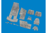 Eduard kit d'amelioration brassin Print 672388 Cockpit Messerchmitt Bf 109G-10 Eduard 1/72