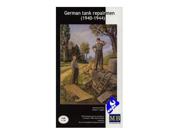 Master box maquette militaire 3509 atelier réparation allemand 1/35