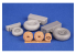 CMK 3D Print 4483 Roues du train d'atterrissage du B-26B/C Marauder pour ICM 1/48