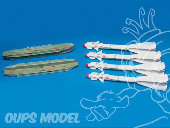 Plus Model AL4015 Missiles Russe AA-8 Aphid R-60M/MK 1/48