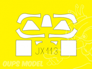 Eduard Express Mask jx113 Spitfire Mk.VIII 1/32