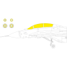 Eduard Express Mask EX1078 MiG-35 Hobby Boss 1/48