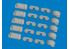 Eduard kit d'amelioration avion brassin PRINT 6481055 MG 15 Magazines &amp; case catchers 1/48