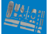 Eduard kit d'amelioration brassin Print 672389 Moteur P-51D Eduard 1/72