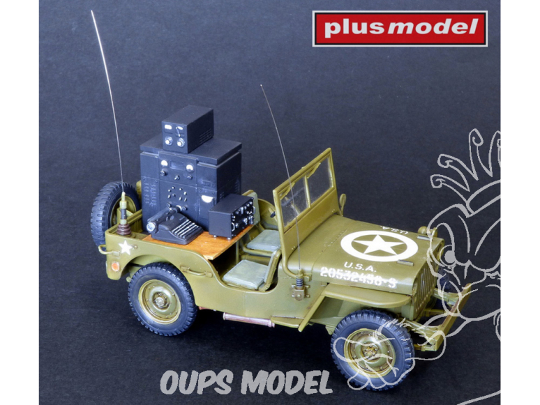 Plus Model 565 Équipement radio pour Jeep 1/35
