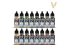 Vallejo Peinture Acrylique Model Color 70261 Camouflage d'uniforme Allemands WWII 16x18ml