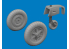 Eduard kit d'amelioration brassin 632202 Roues Messerschmitt Bf 109E Eduard 1/32