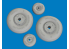 Eduard kit d'amelioration brassin 632204 Roues MC.205 Veltro Italeri 1/32