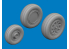 Eduard kit d'amelioration avion brassin 6481063 Roues F-5E/F/N AFV Club 1/48