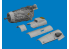 Eduard kit d'amelioration brassin Print 672399 Moteur Messerschmitt Bf 109G-10 WNF Eduard 1/72