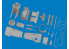 Eduard kit d'amelioration brassin Print 672400 Moteur Messerschmitt Bf 109G-10 Mtt Regensburg Eduard 1/72