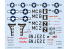 Eduard Decalques avion D72053 P-51D-5 "8th AF" Eduard 1/72