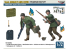 Mirage maquette militaire 720008 ÉQUIPAGE DU CANON D'ASSAUT STUG WWII 1/72