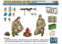 Mirage maquette militaire 720009 ÉQUIPAGE D'UN VÉHICULE BLINDÉ DE L'ARMÉE BRITANNIQUE WWII HIVER 1944/45 1/72