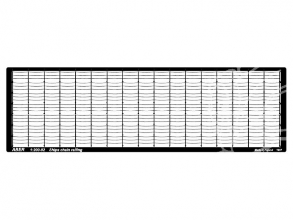 Aber S1200-02 Balustrades en chaines 1/200