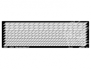 Aber S1200-03 Balustrades en travers 45° 1/200