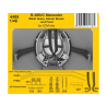 CMK 4485 Mitrailleuse a l'echelle, bo&icirc;tes de munitions et alimentation B-26B/C Marauder pour kit ICM 1/48