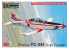 KP Model kit avion KPM0468 Pilatus PC-9M Au-dessus de l'Europe 1/72