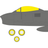 Eduard Express Mask EX1091 F-86F-25/30 TFace Airfix 1/48